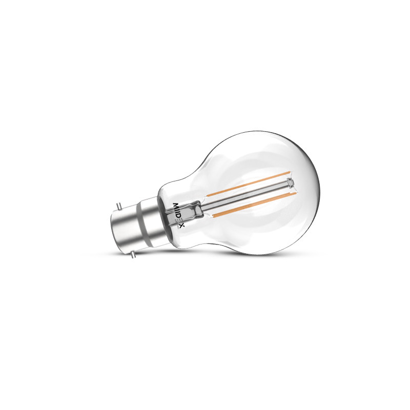 LED FIL COB BULB B22 8W 2700K CLR