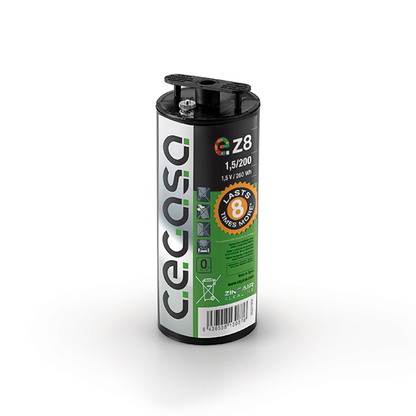 Pile(s) Pile depolarisation air alcaline eZ8 1,5/200 1.5V 200Ah