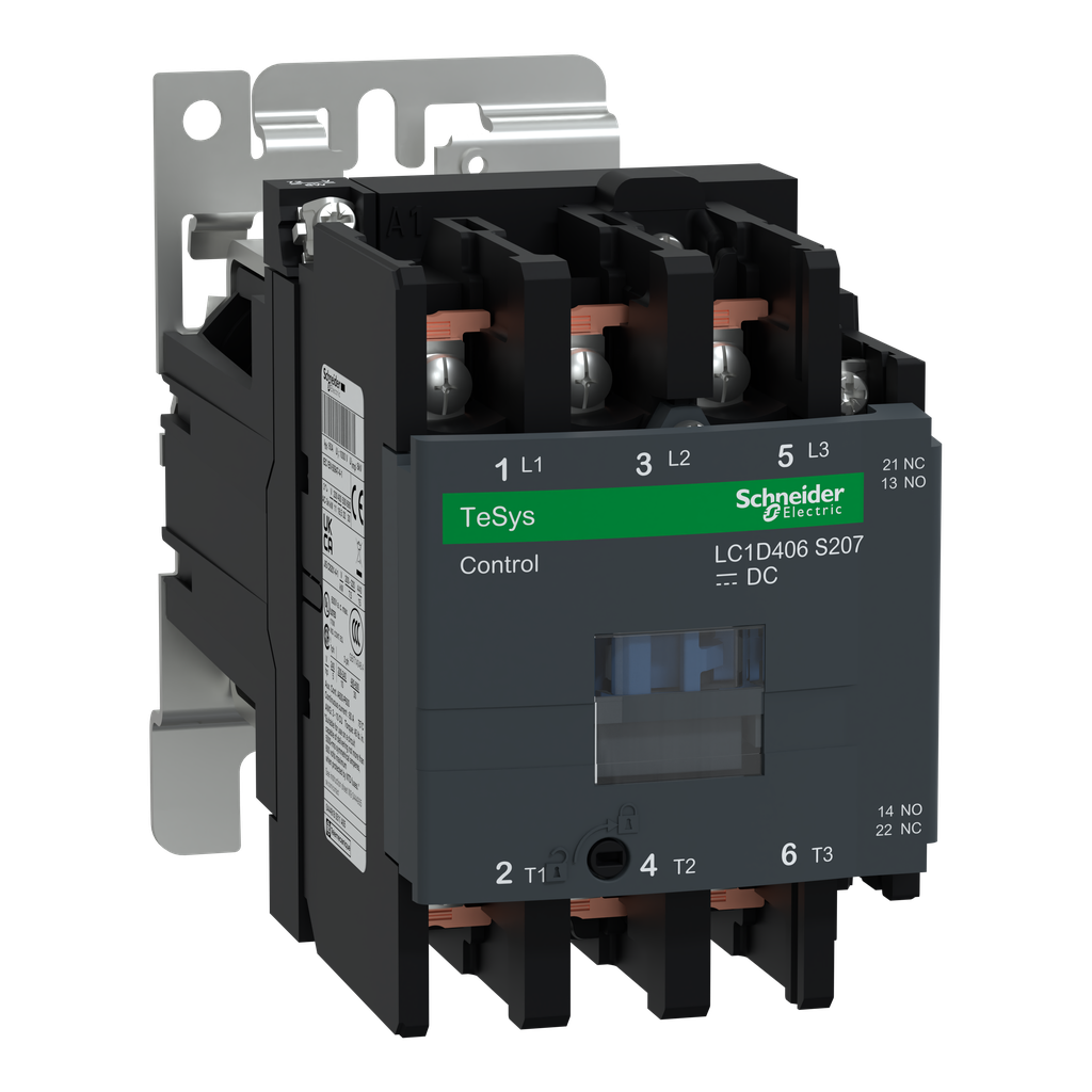 TeSys D - contacteur EN45545 - 3P(3NO) - AC3 <=440V 40A - 72Vcc - cosses fermées