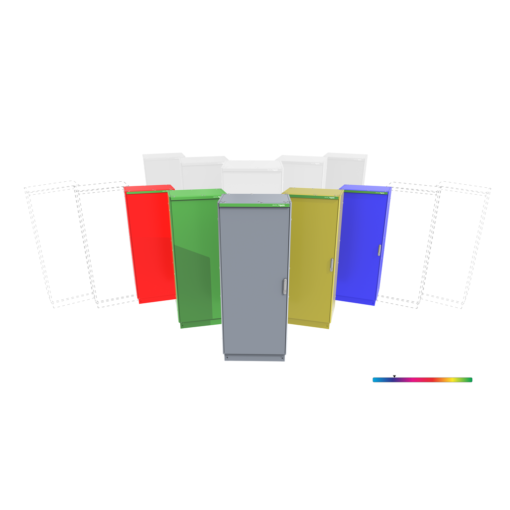 PrismaSeT P - Toit plein IP55 - L400 P600 - Peinture satin RAL spéciale