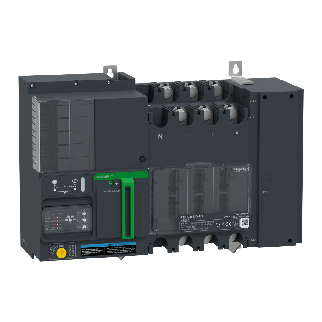 TransferPacT TA630 - inverseur de sources - commutateurs - 320A - 3P - 400Vca