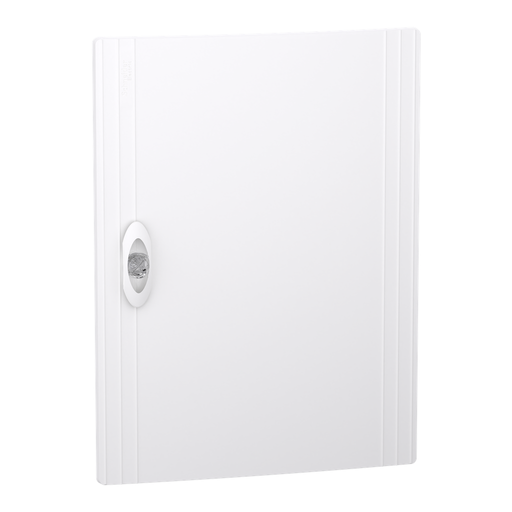 PrismaSeT XS - Porte pleine RAL9003 pour coffret encastré 2 rangées 13 modules