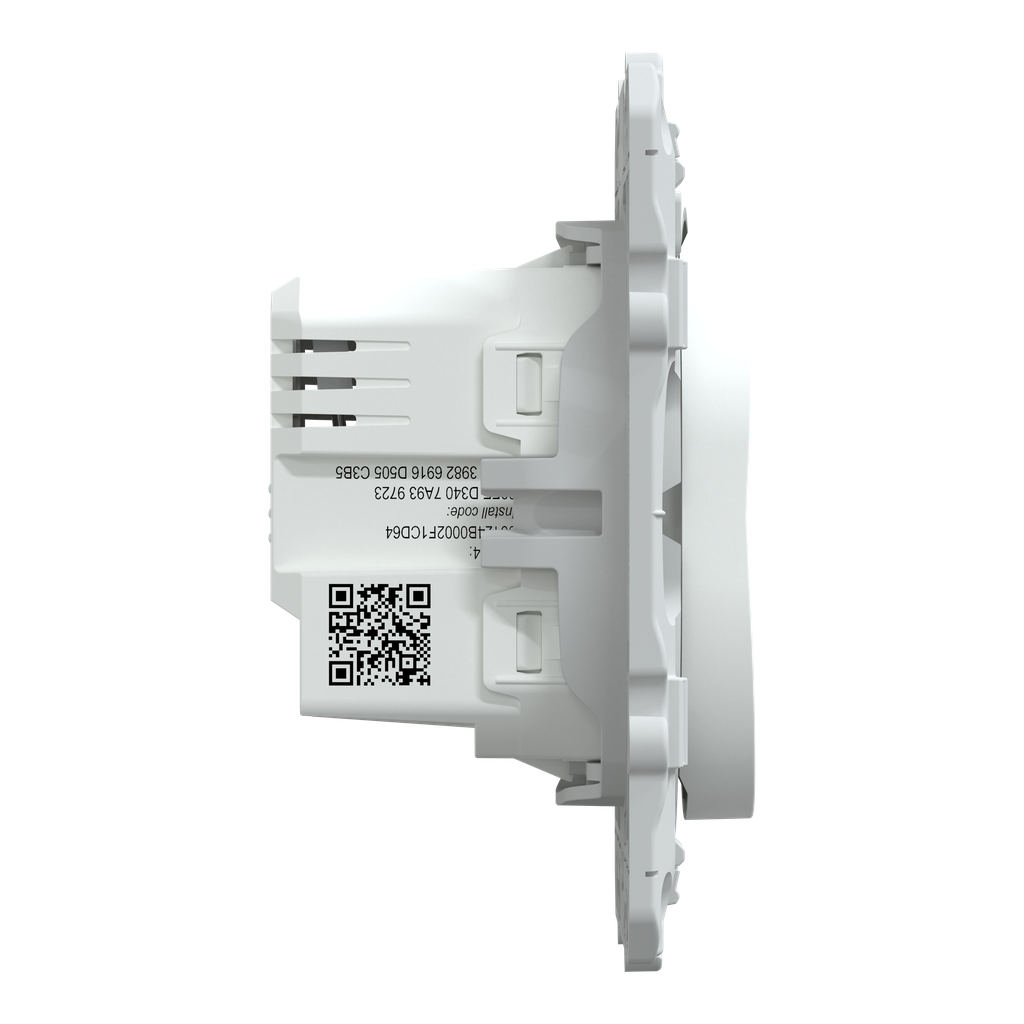 Wiser Ovalis - variateur poussoir - 2 fils - zigbee - Blanc