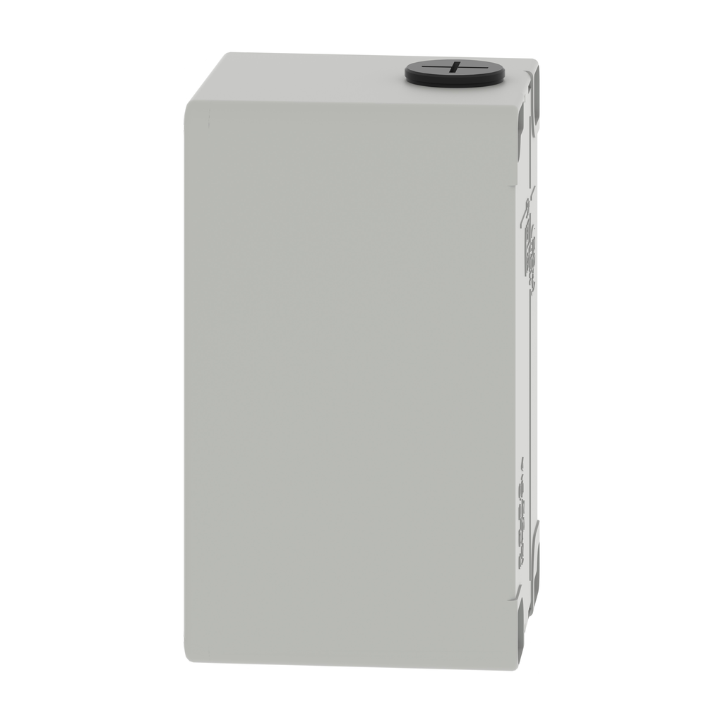 Boite métal vide grise - M20 x2 - 4 trous 22 mm - 80x130x77 mm - UL cULus