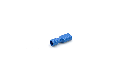 Clip complètement isolé femelle bleu (1,5 à 2,5 mm²) - 6,3 x 0,8 mm