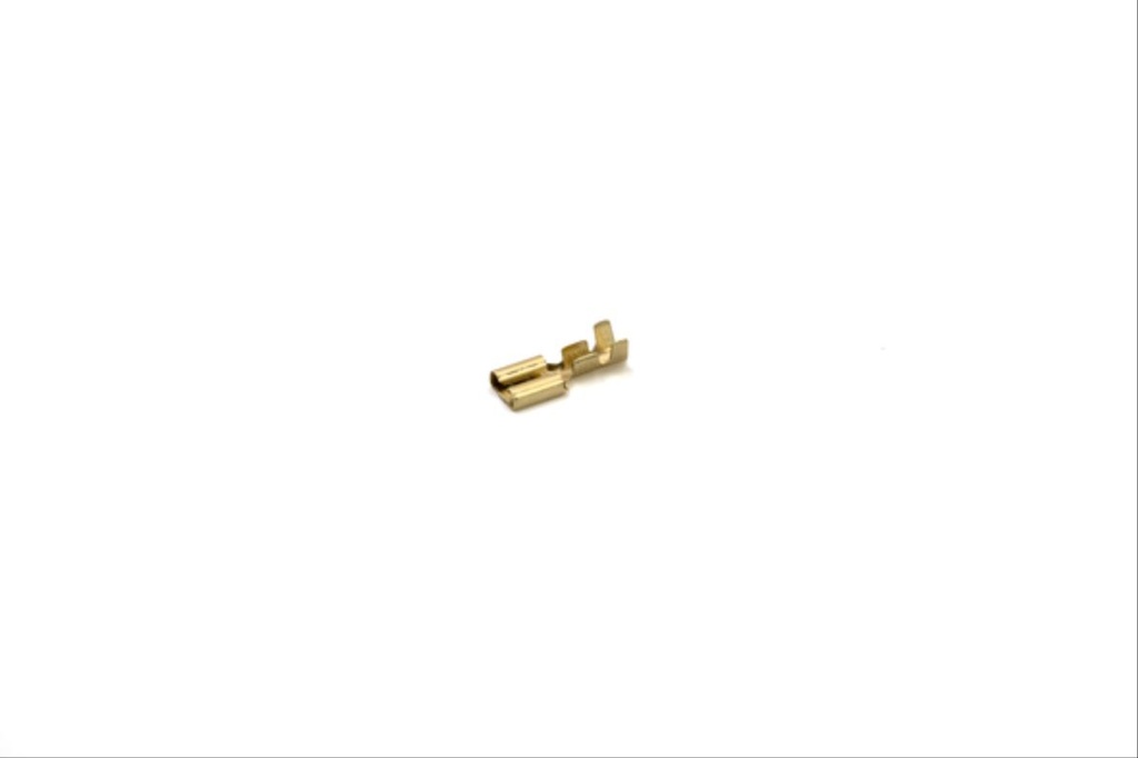 Clip femelle non-isolé (1 à 2,5 mm²) - 6,35 X 0,8 mm