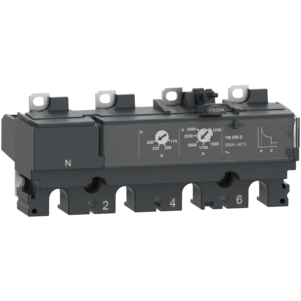 ComPacT NSX - Déclencheur magnéto-thermique - TM-D 25A - 4P4D pour NSX100