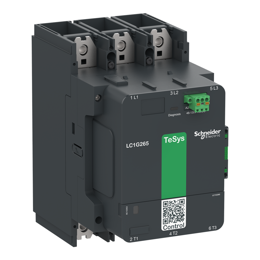 Contacteur TeSys LC1G 400A 440V 3P AC3 Standard 100-250V AC-DC bobine
