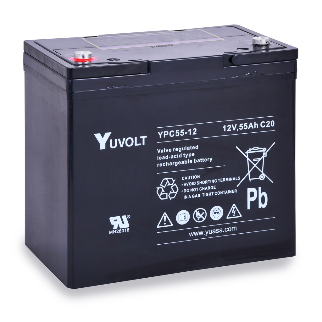 Batterie(s) Batterie plomb AGM YUCEL YPC55-12 12V 55Ah M6-F