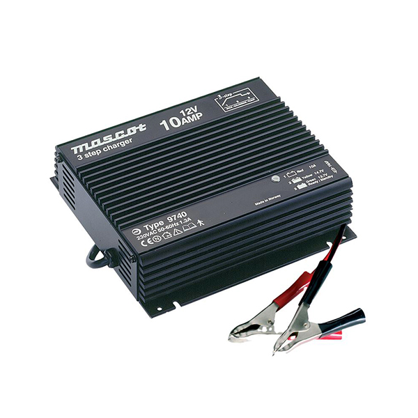 Unité(s) Chargeur plomb 24V/2.5A 230V Mascot 9740 - pinces crocodiles (Intellige