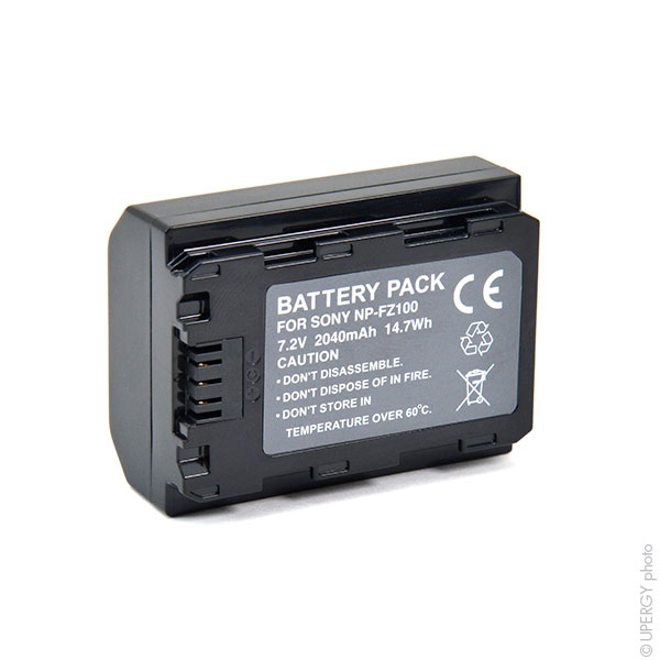 Blister(s) x 1 Batterie appareil photo - caméra 7.2V 2040mAh