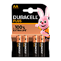 Blister(s) x 4 Pile alcaline blister x4 Duracell Plus 100%  LR6 - AA 1.5V 2700mA