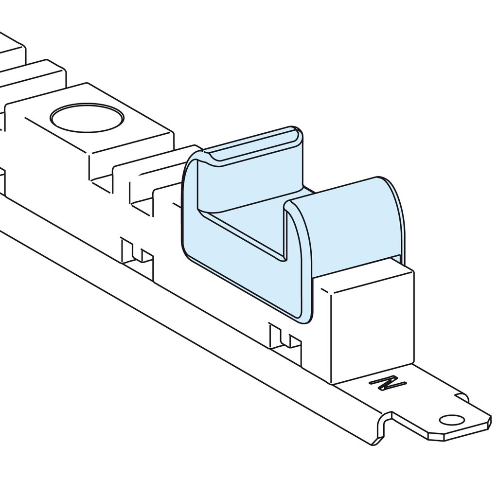 Linergy LGYE - Cale support inférieur JdB vertical <= 3200A - lot de 12