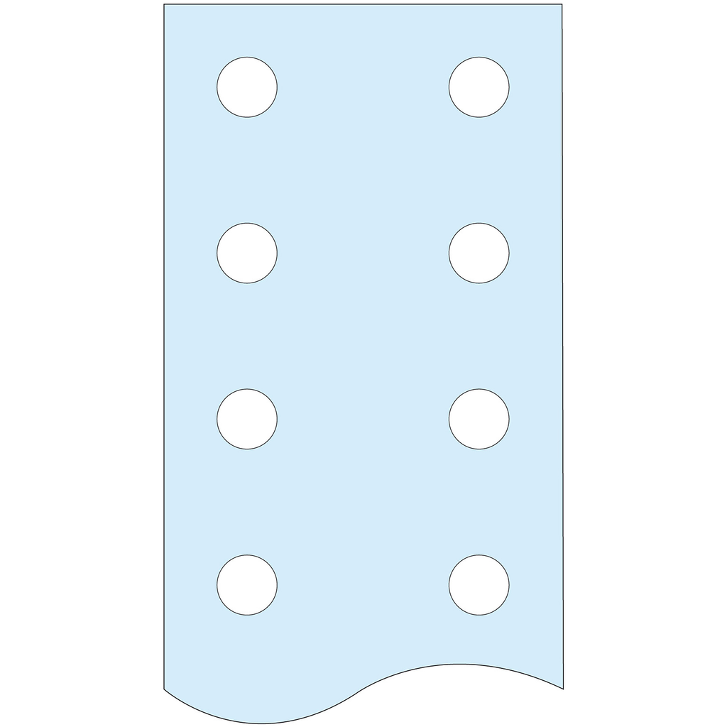 Linergy TB - Barre plate perforée conducteur PE - L= 1675mm - 25x5