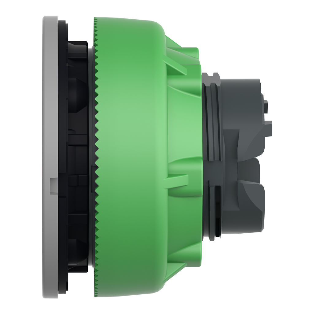 Harmony XB5 - tête de bouton poussoir lumineux - Ø22 - col flush grise - rouge