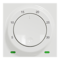 Unica - thermostat chauffage / climatisation - 8A - Blanc - méca seul