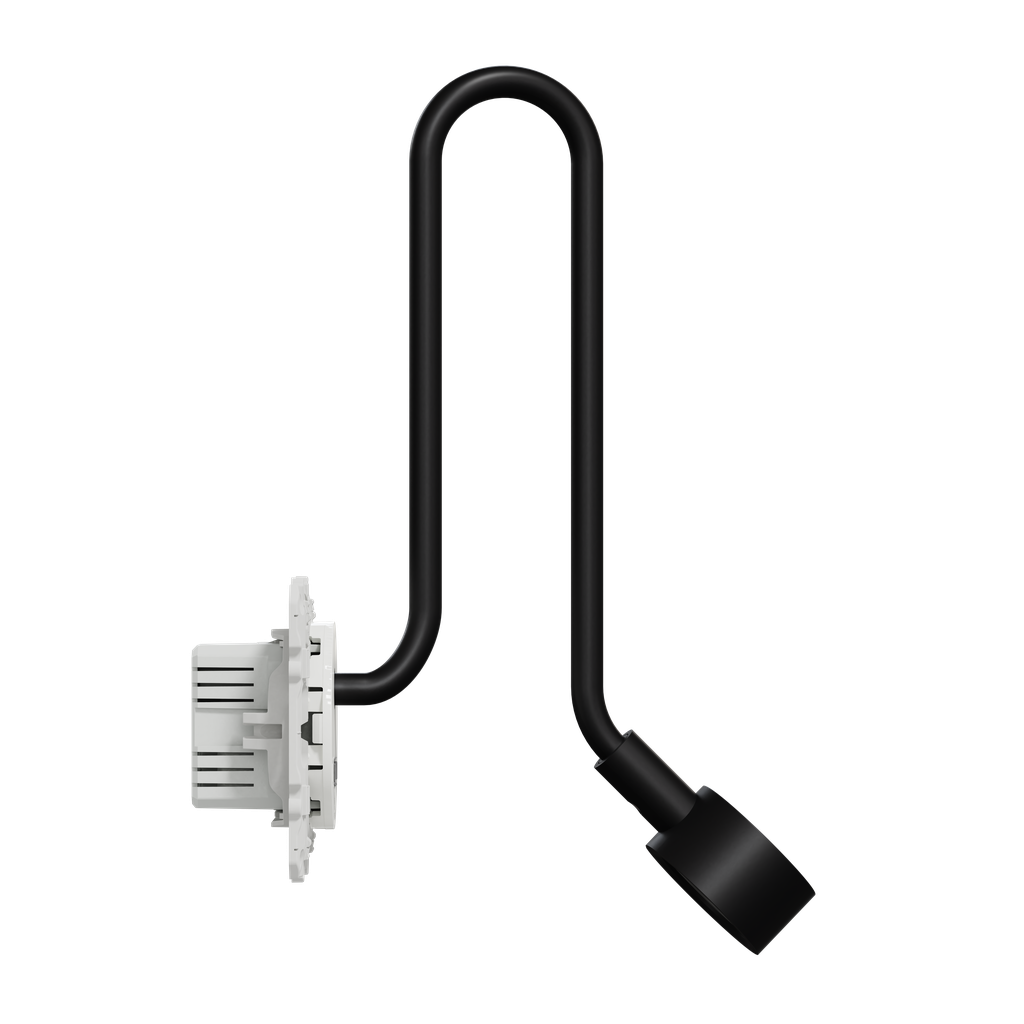 Odace 2011 - liseuse - avec prise USB-A - 2,1A - blanc