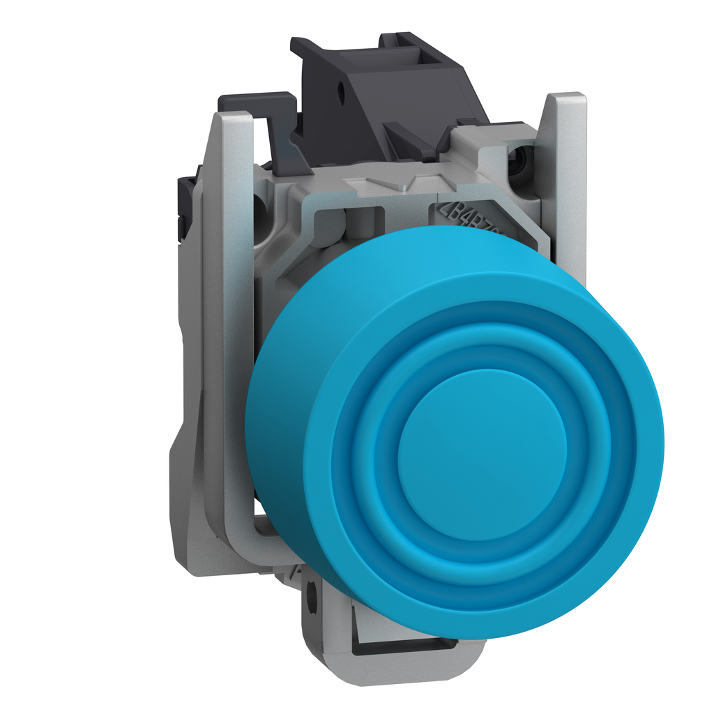 Harmony XB4 - bouton poussoir impuls Atx gaz - Ø22 - capuchon - bleu - 1F - vis