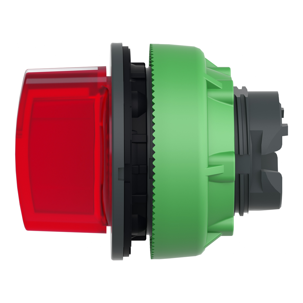 Harmony XB5 - tête bouton manette lumineux - flush - 3 pos rap GC - rouge