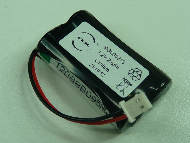 Pack(s) Batterie lithium 2x LS14500 2S1P ST1 7.2V 2600mAh Molex