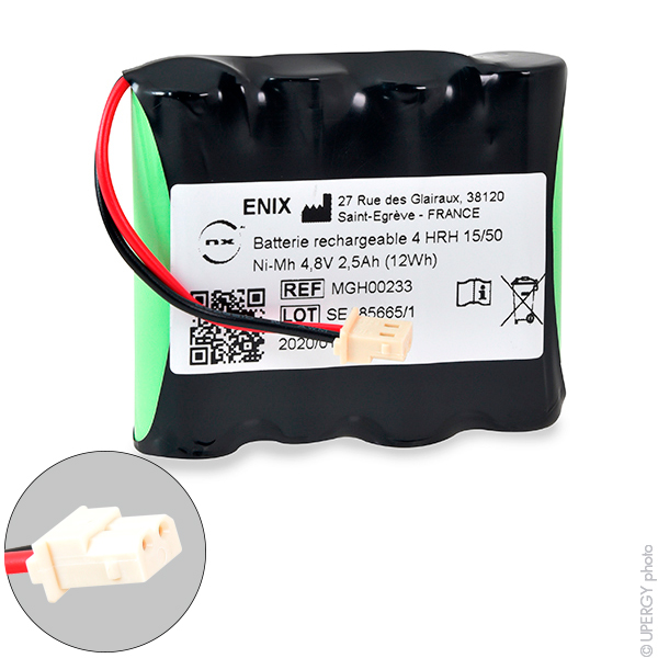 Batterie(s) Batterie médicale rechargeable SPENGLER ES60 4.8V 2.5Ah MOLEX