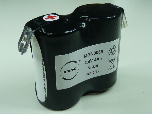 Pack(s) Batterie Nicd 2x D VNT 2S1P ST1 2.4V 4.2Ah T2