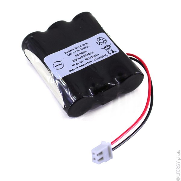Pack(s) Batterie eclairage secours 3x AA 3S1P ST1 3.6V 0.7Ah FC