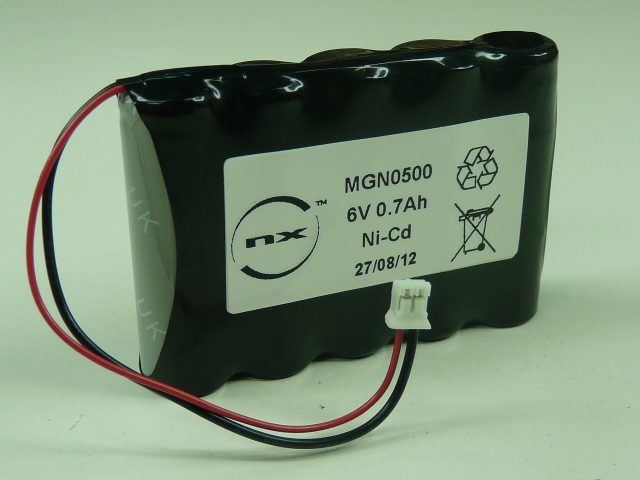 Batterie(s) Batterie appareil de mesure 5x AA 5S1P ST1 6V 700mAh JST