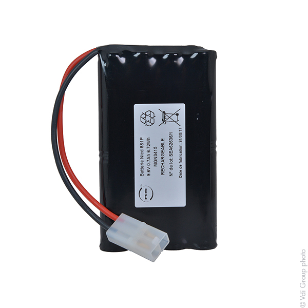 Pack(s) Batterie Nicd 8x AA NX 8S1P ST5 9.6V 700mAh Tamya