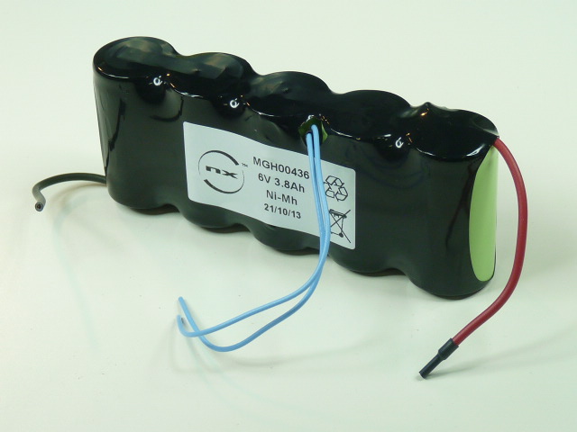 Pack(s) Batterie Nimh 5x SC ST1 5S1P 6V 3800mAh Fils