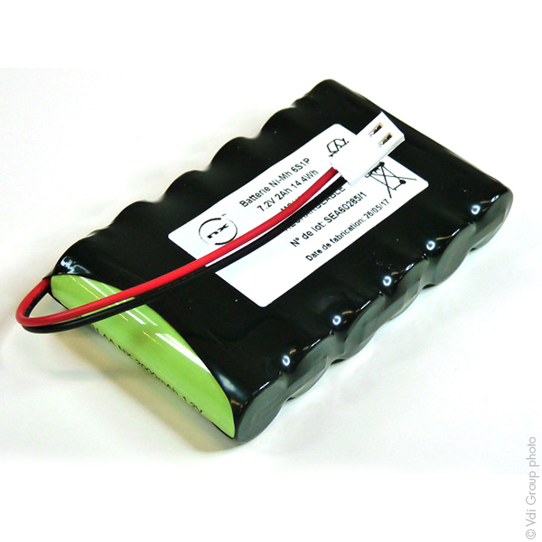 Pack(s) Batterie Nimh 6x AA 6S1P ST1 7.2V 2Ah Molex