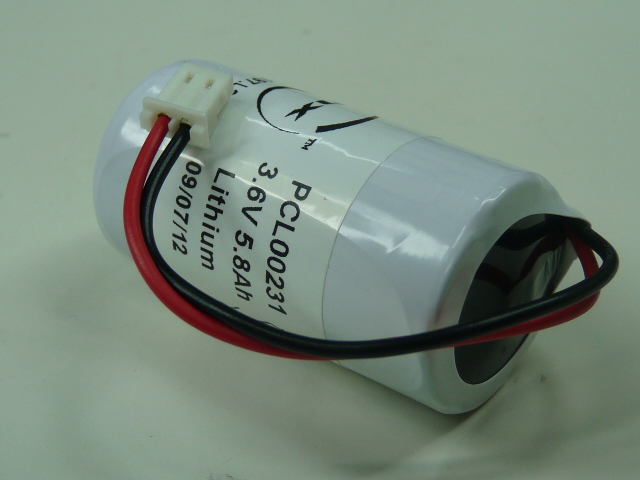 Pile(s) Pile lithium LSH14 C 3.6V 5800mAh Molex