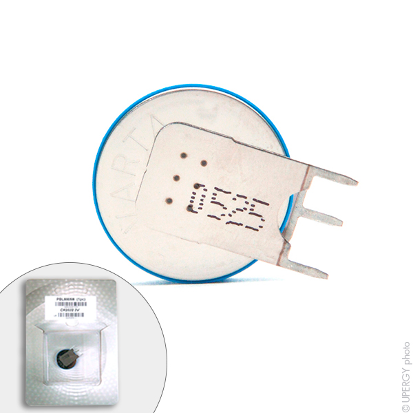 Blister(s) x 1 Pile bouton lithium blister CR2032 SLF VARTA 3V 230mAh