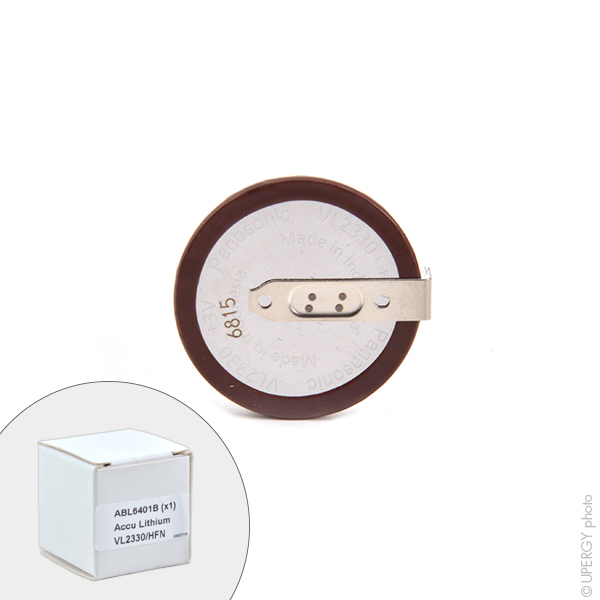 Boîte(s) de 1 Accus bouton Lithium VL2330/HFN 3V 50mAh