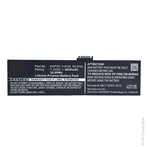 Batterie(s) Batterie tablette 7.4V 4850mAh