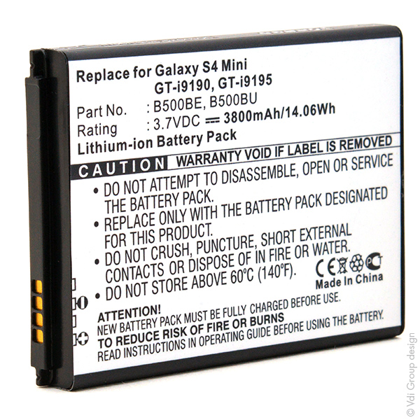 Blister(s) x 1 Batterie téléphone portable pour Samsung 3.8V 3800mAh