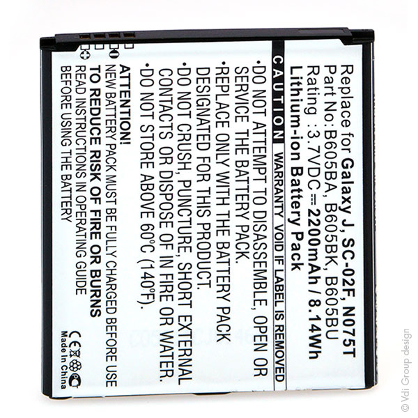 Blister(s) x 1 Batterie téléphone portable pour Samsung 3.7V 2200mAh