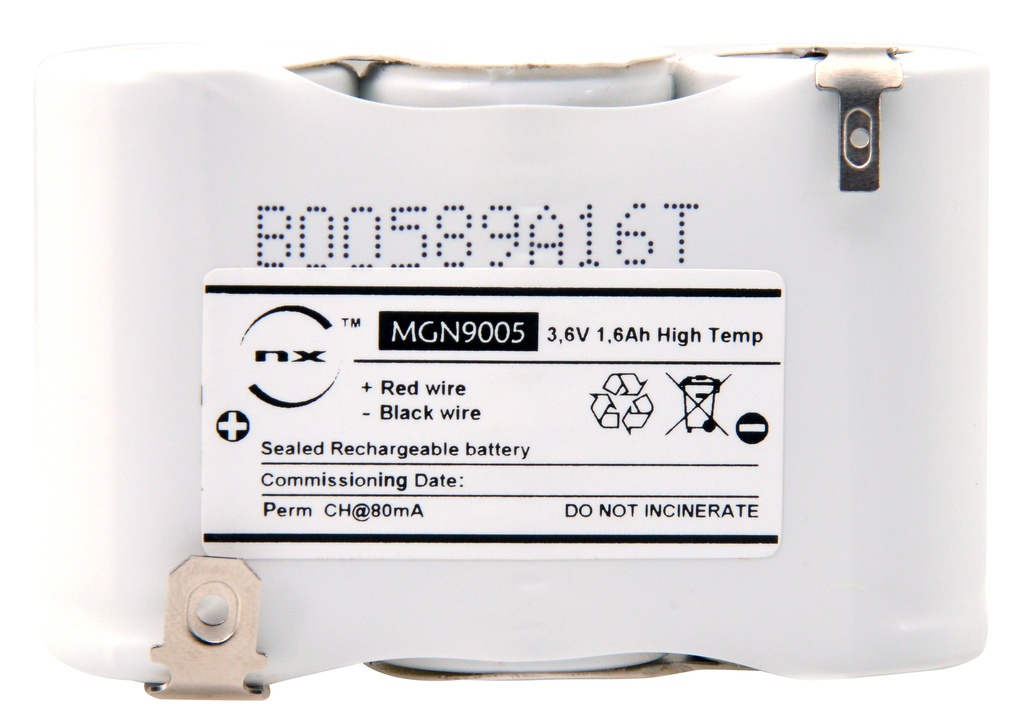 Unité(s) Batterie eclairage secours 3xSC ST1 Faston 6.3mm+2.8mm 3.6V 1.6Ah