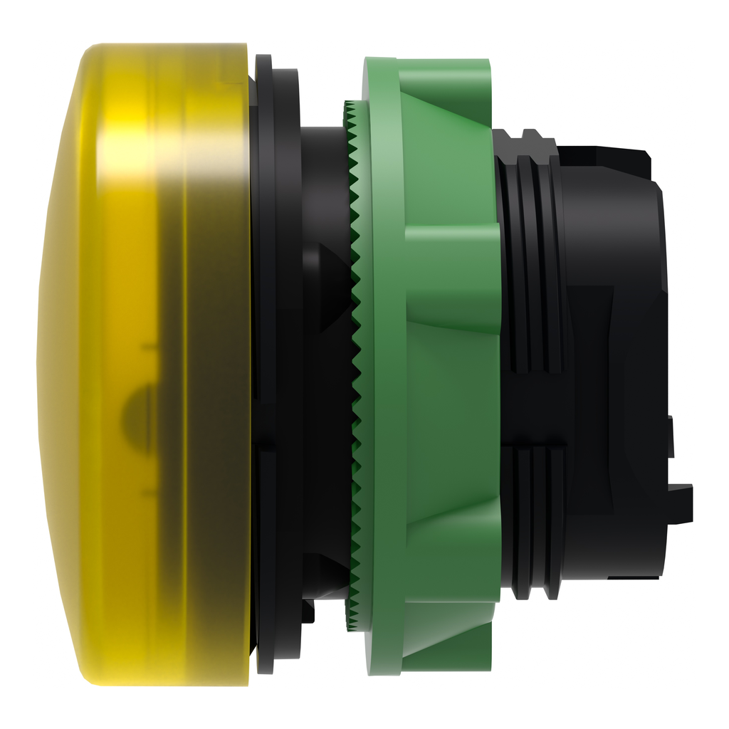 Harmony XB5 - tête voyant lumineux DEL - Ø22 - lisse - pour étiquette - jaune