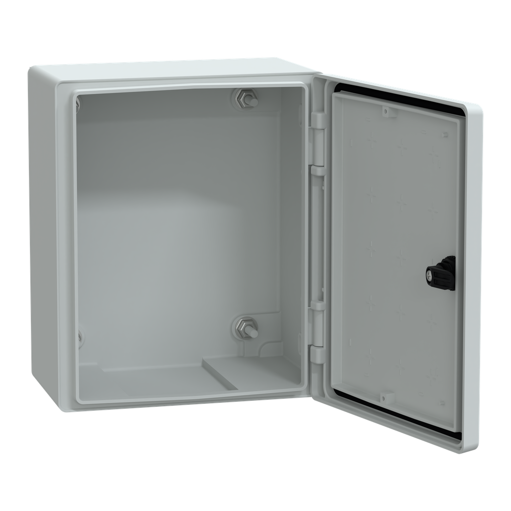 PanelSeT - Coffret polyester 308x250x160+chassis bakélite - IP66 Ral 7035