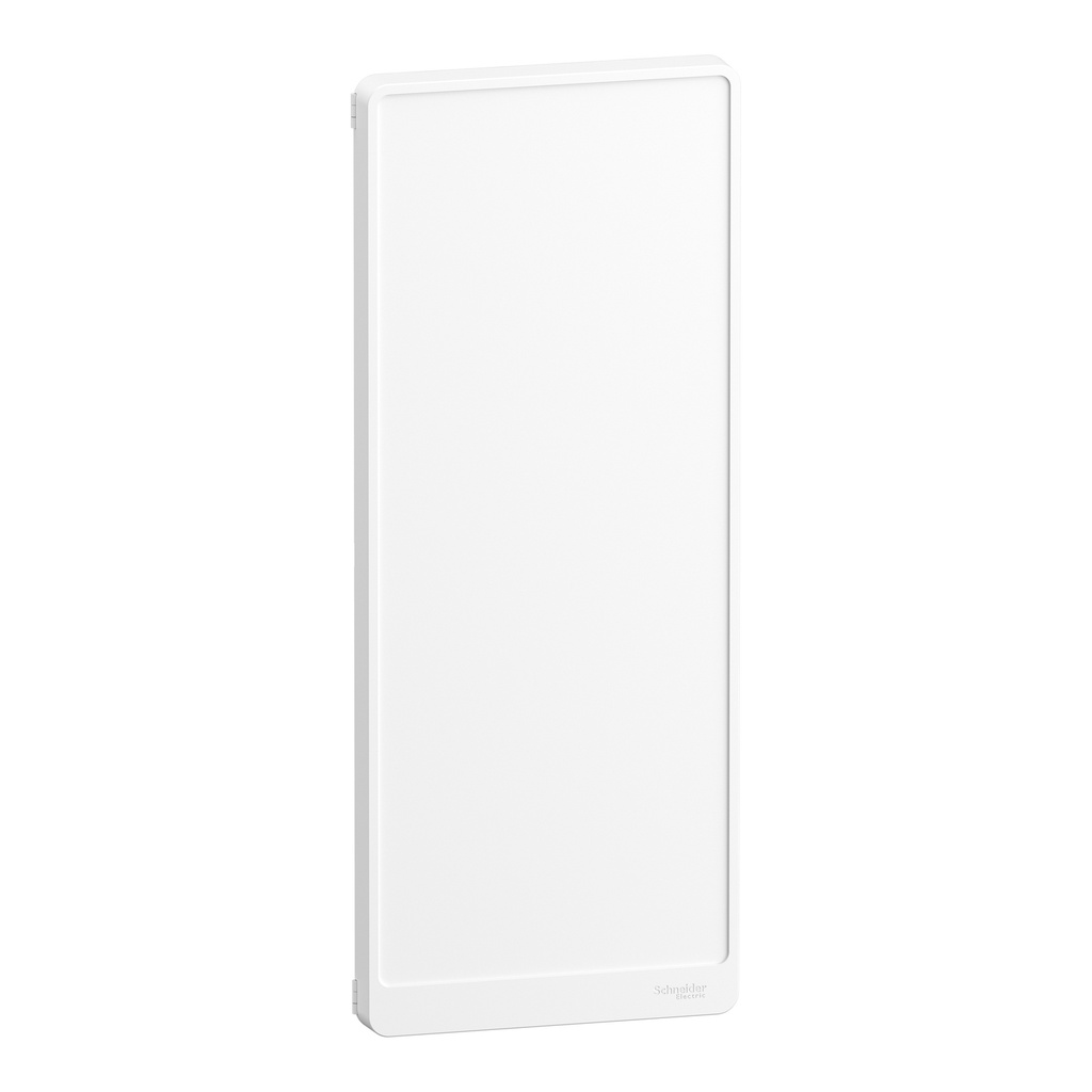 Resi9 - Porte Styl blanche (RAL 9003) pour coffret 4 rangées de 13 modules
