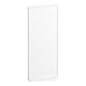 Resi9 - Porte Styl blanche (RAL 9003) pour coffret 4 rangées de 13 modules