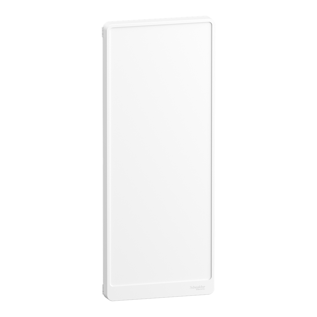 Resi9 - Porte Styl blanche (RAL 9003) pour coffret 4 rangées de 13 modules