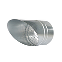 Auvent pare-pluie acier galvanisé diamètre de raccordement 315 mm.