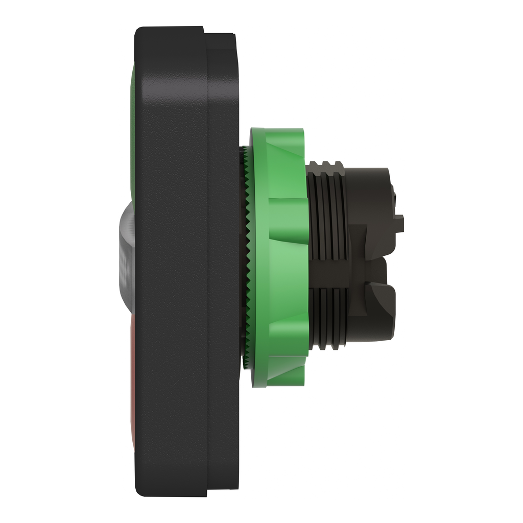 Harmony tête bouton-poussoir double touche Ø22 vert + rouge E S IP66, IP69K