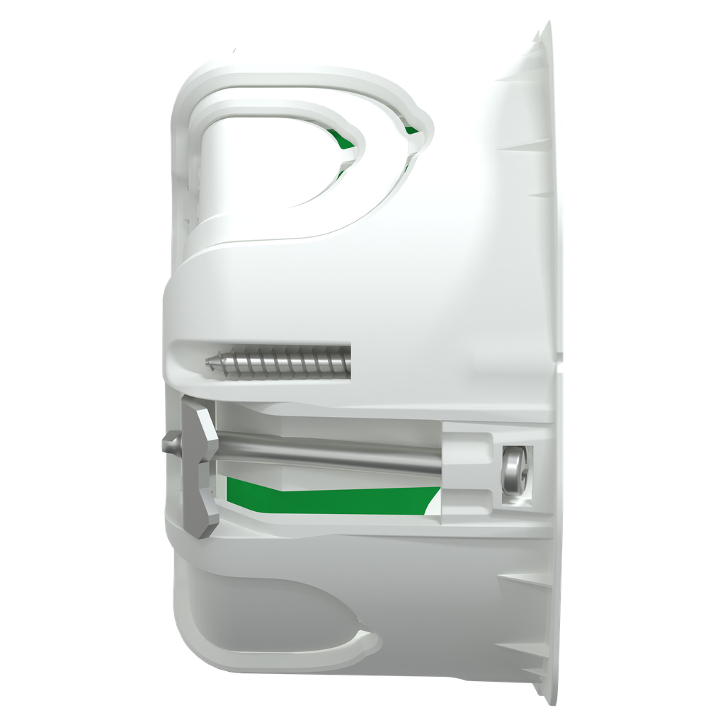 Multifix - boîte encastrement - 2 postes - Ø67mm - P40mm - entraxe 71mm
