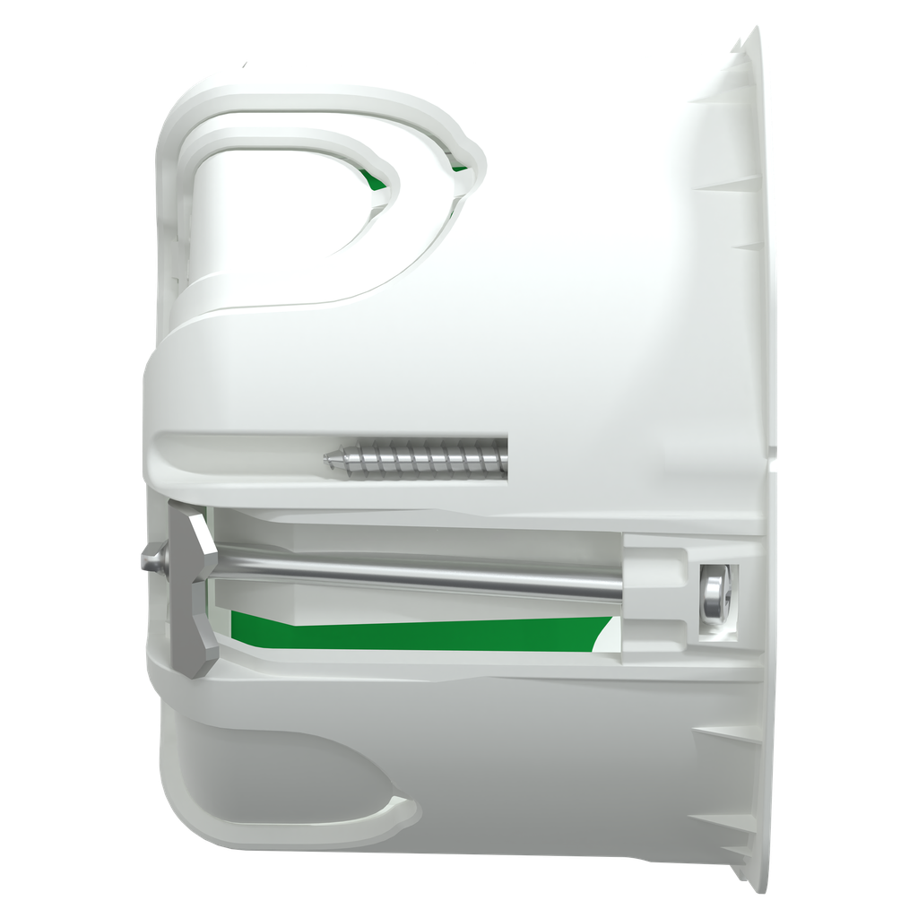 Multifix - boîte encastrement - 2 postes - Ø67mm - P50mm - entraxe 71mm