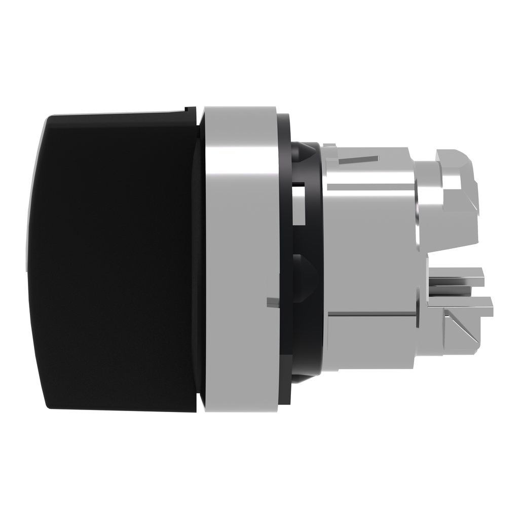 Harmony XB4 - tête bouton tournant à manette - Ø22 - 3 pos rap de G au C - noir