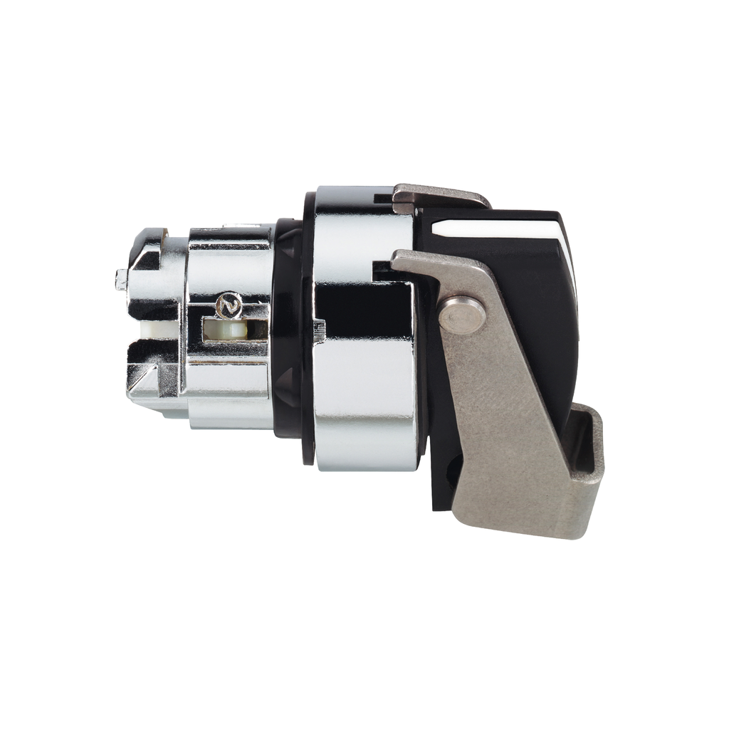 Harmony XB4 - tête bouton tournant à crosse - Ø22 - 3 pos rap DC - cad G - noir
