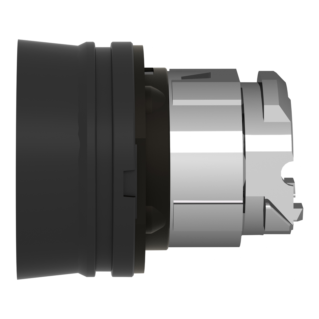 Harmony tête de bouton poussoir + capuchon IP66 - Ø22 - noire
